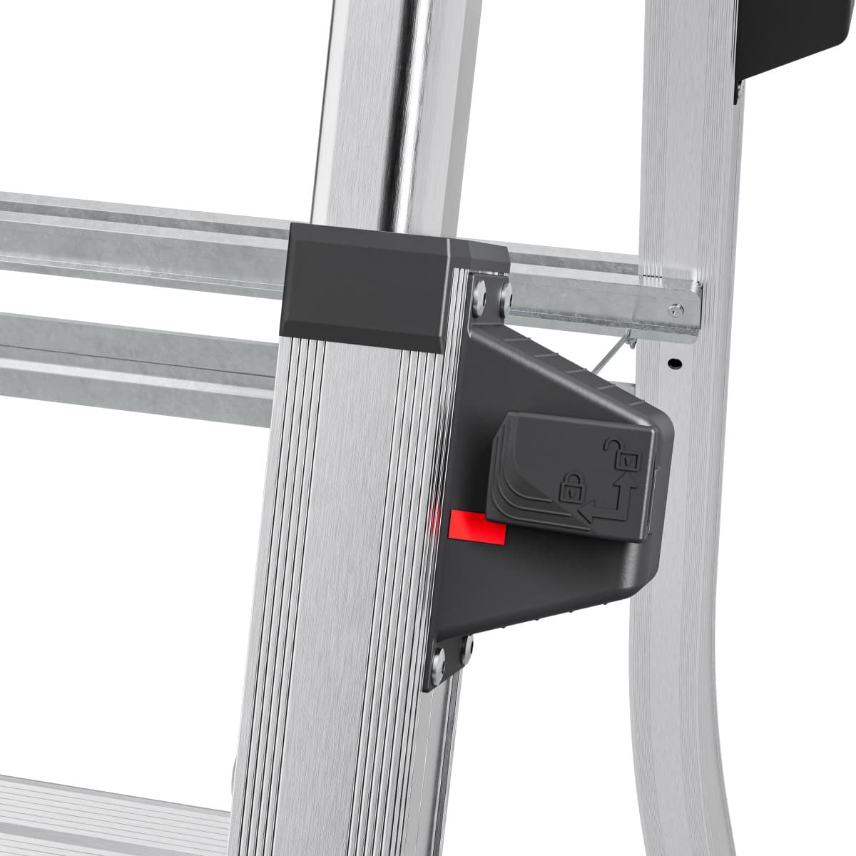 Стремянка телескопическая Hailo TL100 TopLine 5 ступеней