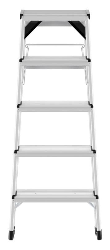 Стремянка алюминиевая 2-х сторонняя Hailo D60 StandardLine 2х5 ступеней