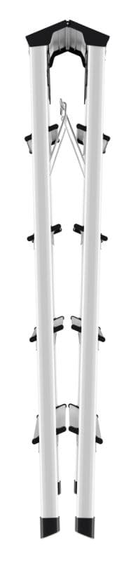 Стремянка алюминиевая 2-х сторонняя Hailo D60 StandardLine 2х5 ступеней