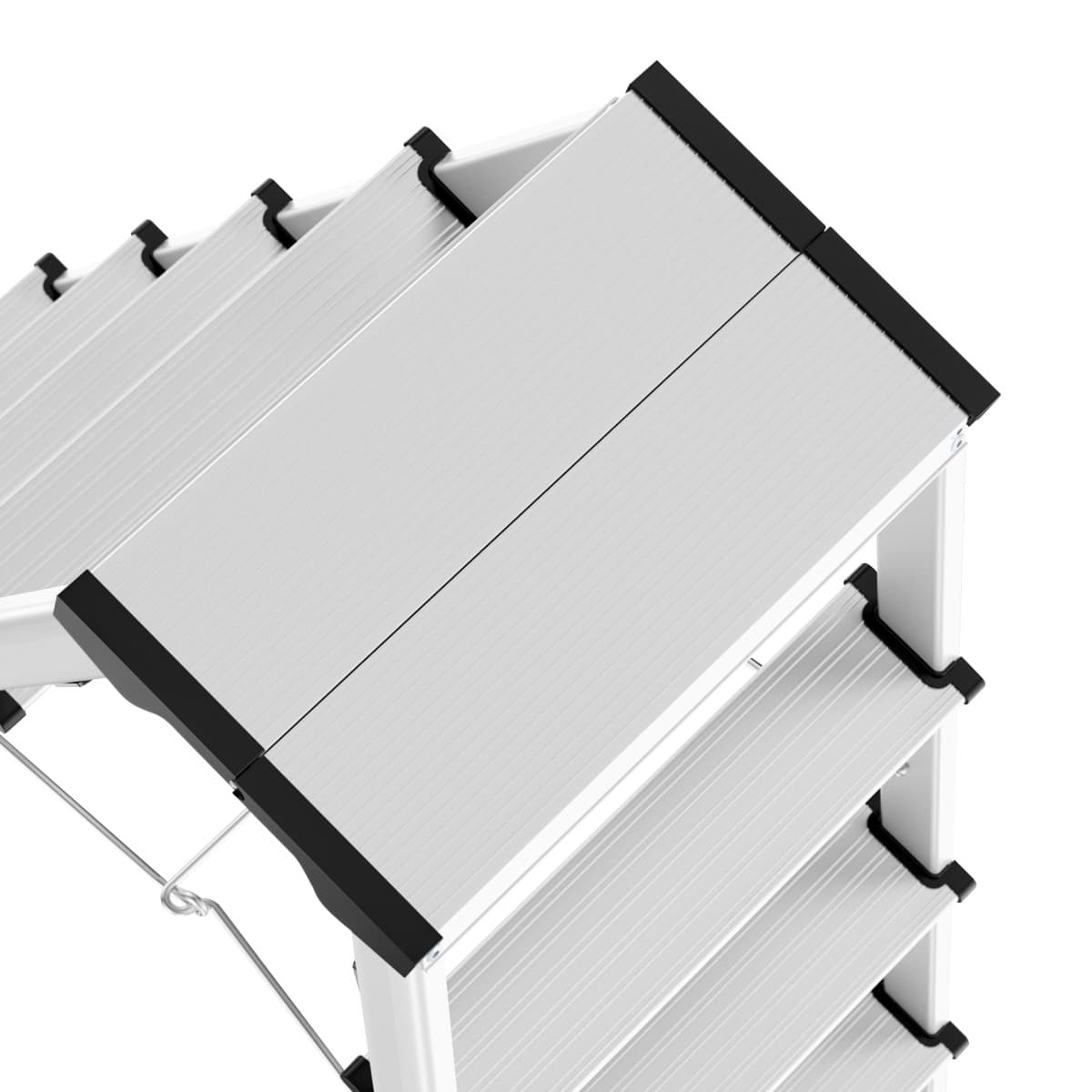 Стремянка алюминиевая 2-х сторонняя Hailo D60 StandardLine 2х5 ступеней