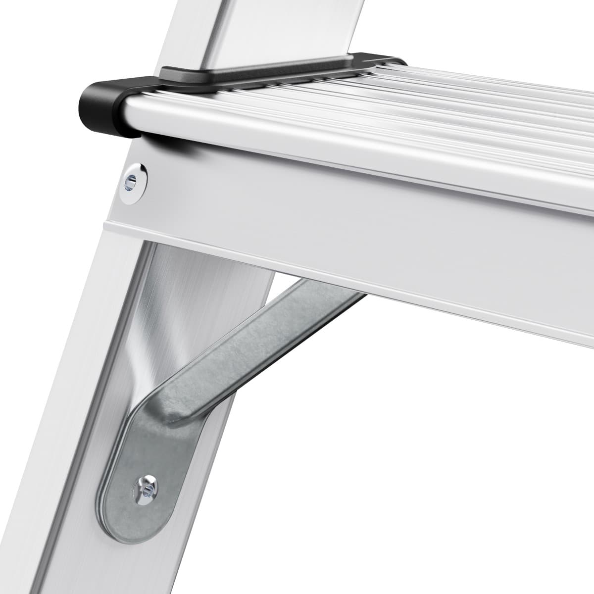 Стремянка алюминиевая 2-х сторонняя Hailo D60 StandardLine 2х5 ступеней