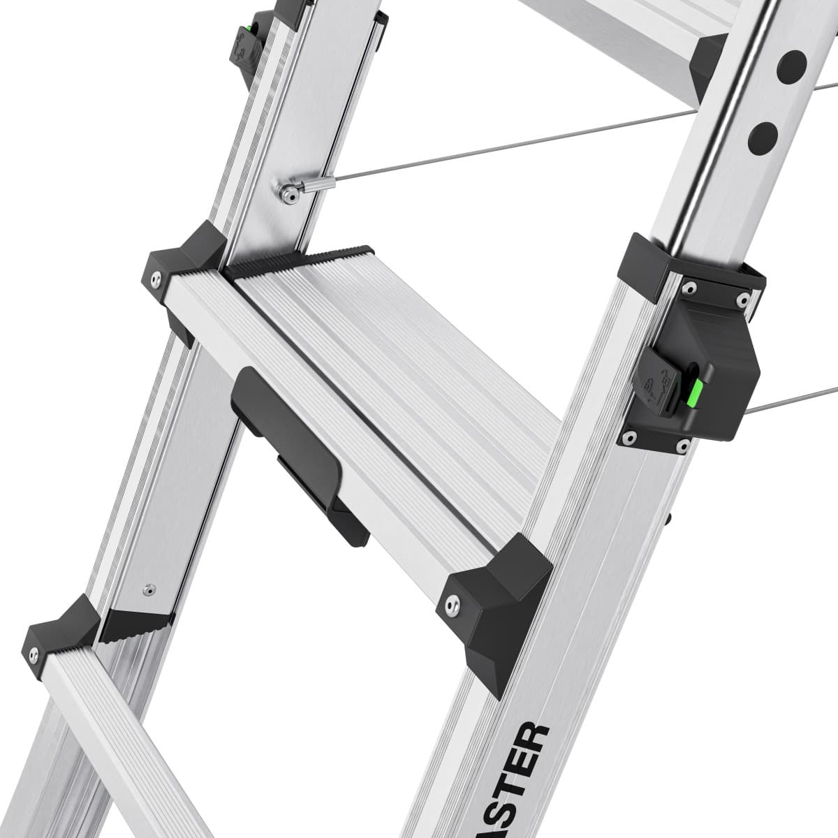 Стремянка телескопическая Hailo D100 TL TopLine ступени 2x4-2x6