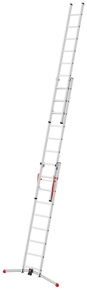 Трехсекционная лестница Hailo S100 ProfiLOT 2х9+1х8