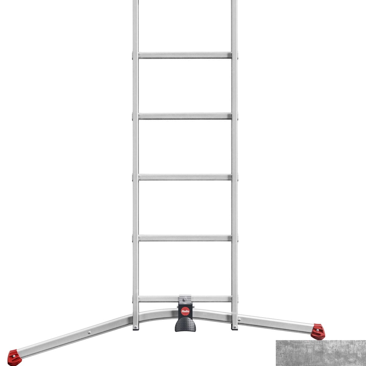 Трехсекционная лестница Hailo S100 ProfiLOT 2х9+1х8
