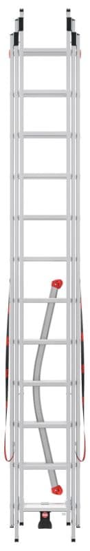 Трехсекционная лестница Hailo S100 ProfiLOT ступени 3х12