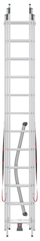 Трехсекционная лестница Hailo S98 ProfiLOT ступени 3х12