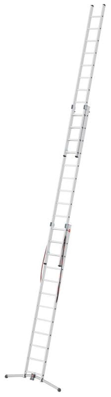 Трехсекционная лестница Hailo S98 ProfiLOT ступени 3х12
