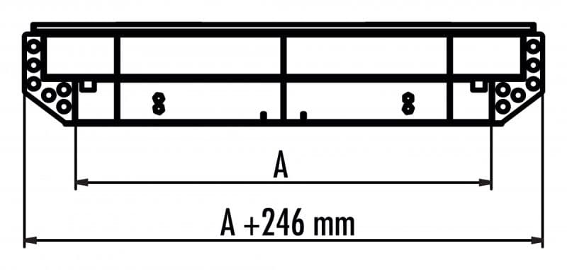 Взломостойкая крышка люка Hailo HS8 1000х1000 мм класс B RC3-​​DIN 1627 (нерж. сталь 1.4301/AISI 304)