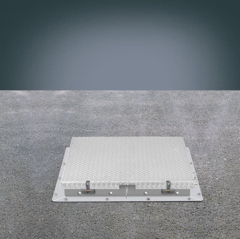 Крышка люка Hailo HS1 600х600 мм глухая и изолированная (нерж. сталь 1.4301/AISI 304)