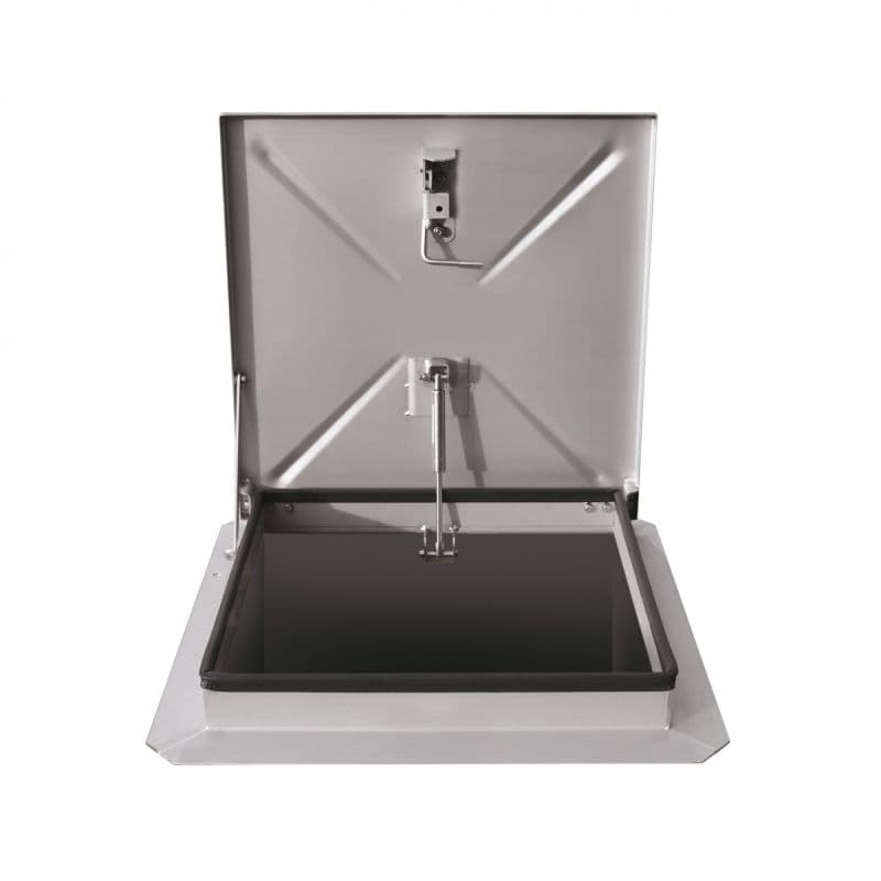 Крышка люка Hailo HS2 800х800 мм глухая и изолированная (нерж. сталь 1.4301/AISI 304)