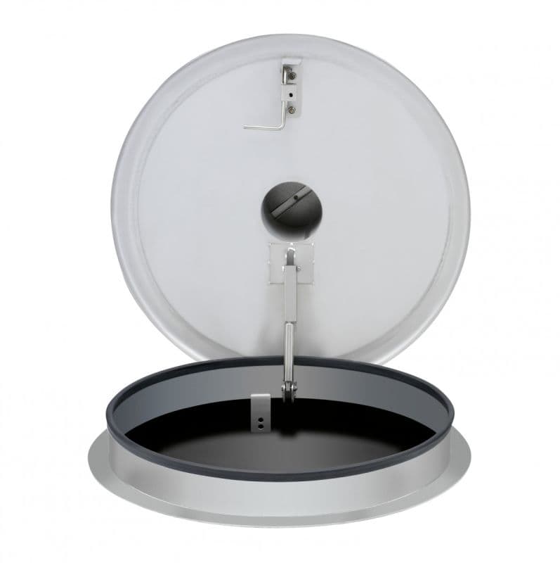 Крышка люка круглая Hailo HS4 1000 мм с вентиляцией и изолированная (нерж. сталь 1.4301/AISI 304)