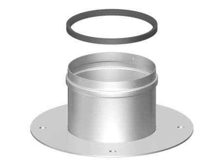 Настенное крепление для пассивной вентиляции Hailo DN 100 50 мм (нерж. сталь 1.4404/ASTM 316L)