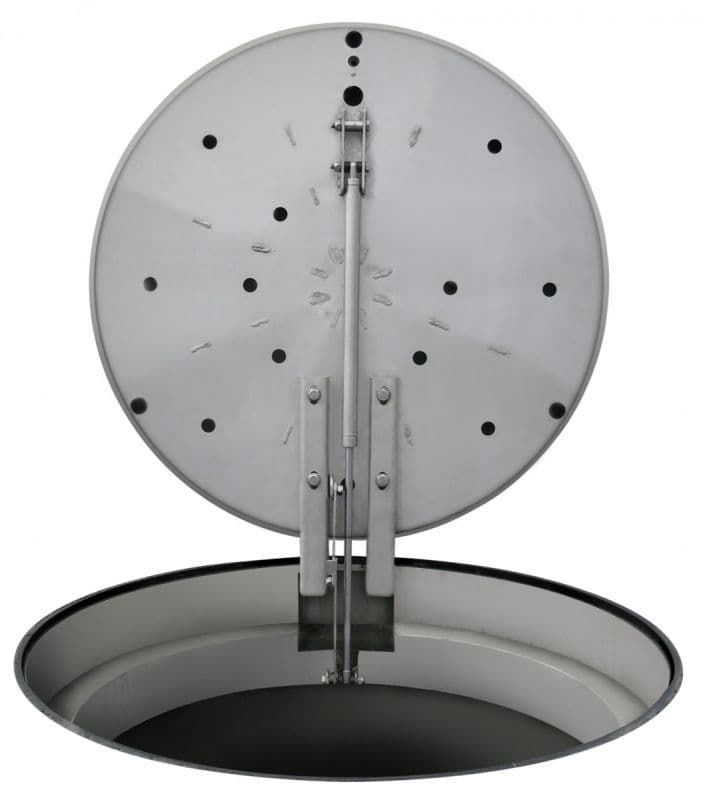 Взломостойкая крышка люка Hailo HS8-R 800 мм класс B RC3-​​DIN 1627 (нерж. сталь 1.4301/AISI 304)