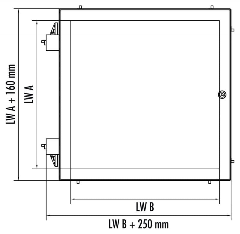Взломостойкая крышка люка Hailo HS8-ECO 1200х1200 мм класс D RC3-​​DIN 1627 (нерж. сталь 1.4301/AISI 304)