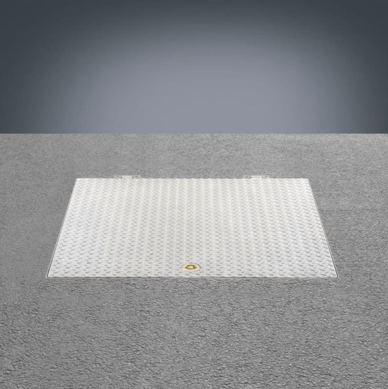 Круглая крышка люка Hailo HS12-R 1200 мм класс A (нерж. сталь 1.4301/AISI 304)