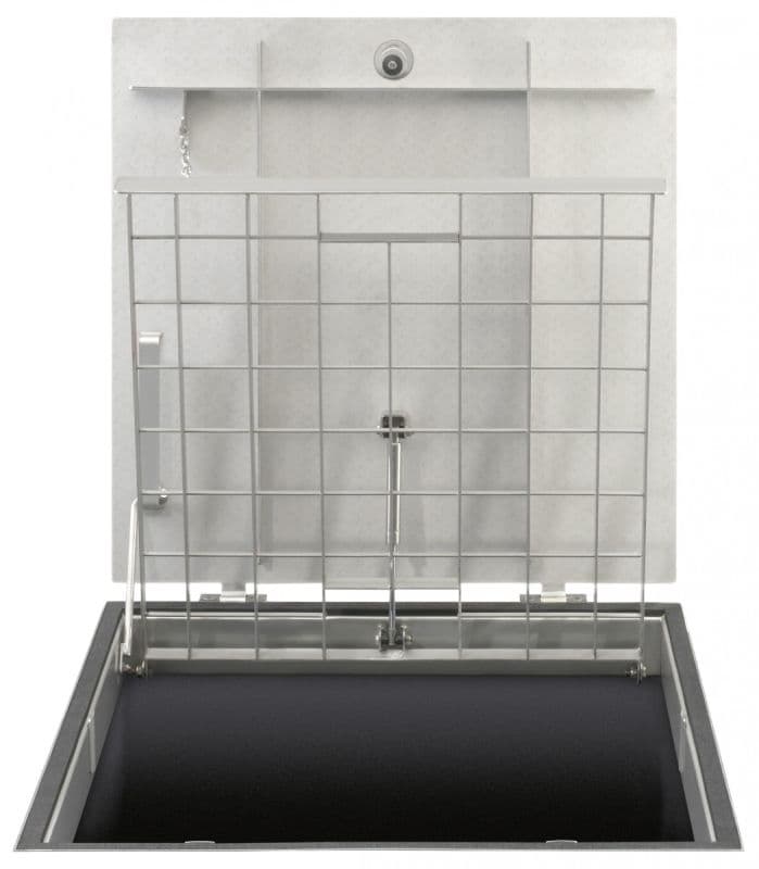 Крышка люка Hailo HS12 600х600 мм класс А (нерж. сталь 1.4301/AISI 304)