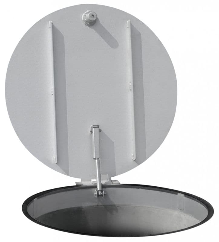 Круглая крышка люка Hailo HS12-R 600 мм класс A (нерж. сталь 1.4301/AISI 304)