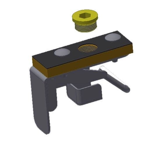Крышка люка Hailo HS7 1200х1200 мм глухая, под навесной замок (нерж. сталь 1.4301/AISI 304)