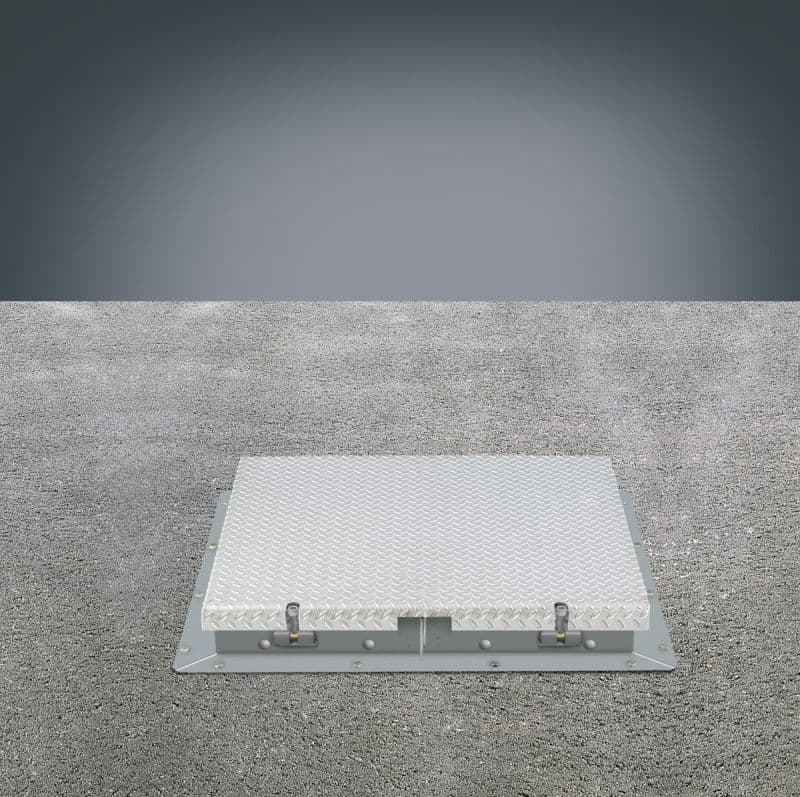 Крышка люка Hailo HS9 1200х1200 мм глухая (алюминий AlMg3)