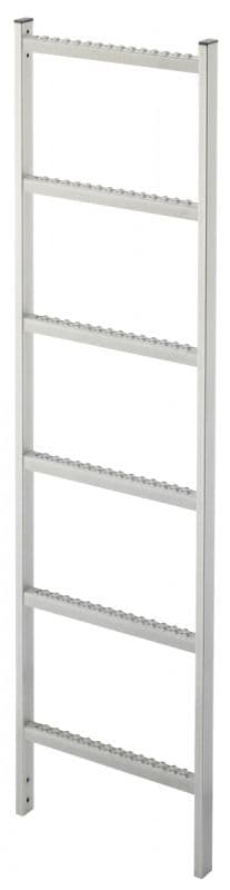 Шахтная лестница Hailo LW400 мм 2,80 м 10 ступеней (нерж. сталь 1.4301/AISI 304)