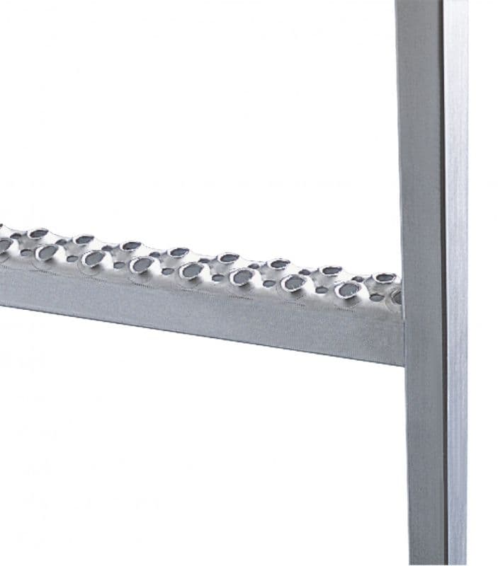 Стационарная лестница с защитой Hailo 5,32 м 19 ступеней (горячеоцинк. сталь 1.0037/ASTM A36)