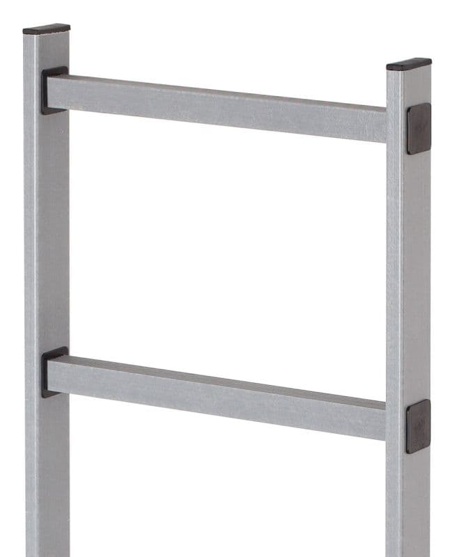 Шахтная лестница Hailo LW400 мм 3,64 м 13 ступеней (стеклопластик)