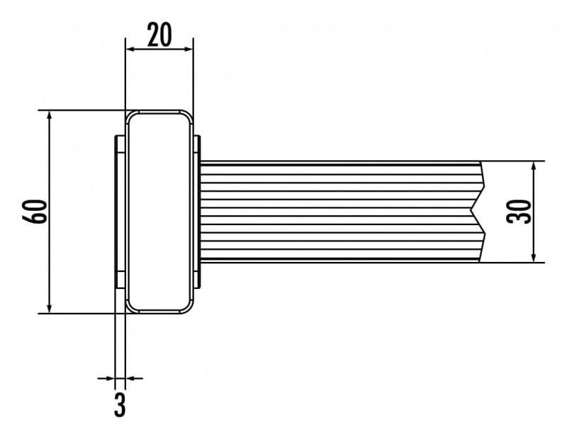 Шахтная лестница Hailo LW400 мм 3,64 м 13 ступеней (стеклопластик)