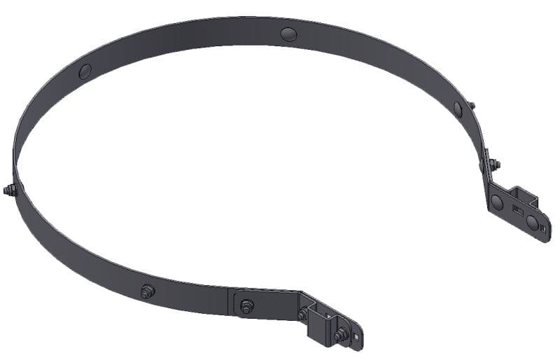 Дуга защиты Hailo для стоек 40х20 мм (нержавеющая сталь 1.4301/AISI 304)