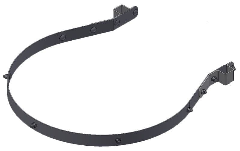 Дуга защиты Hailo для стоек Ø 42,4 мм (нержавеющая сталь 1.4571/AISI 316ti)