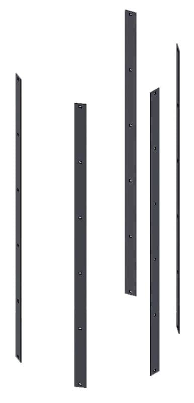 Вертикальная перекладина защиты Hailo 1,40 м (нержавеющая сталь 1.4301/AISI 304)