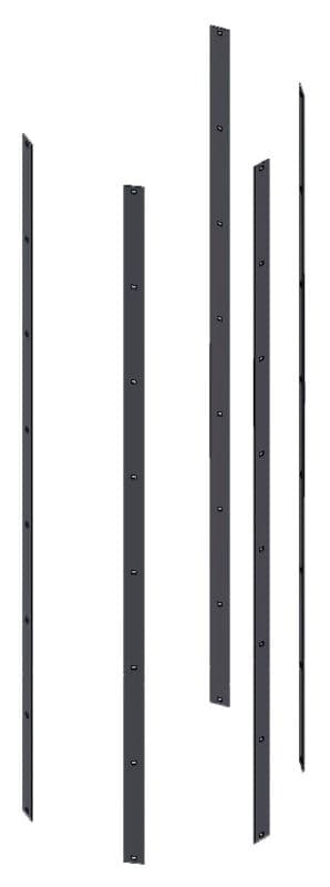 Вертикальная перекладина защиты Hailo 1,96 м (нержавеющая сталь 1.4301/AISI 304)