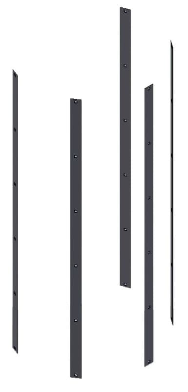 Вертикальная перекладина защиты Hailo 1,40 м (нержавеющая сталь 1.4571/AISI 316ti)