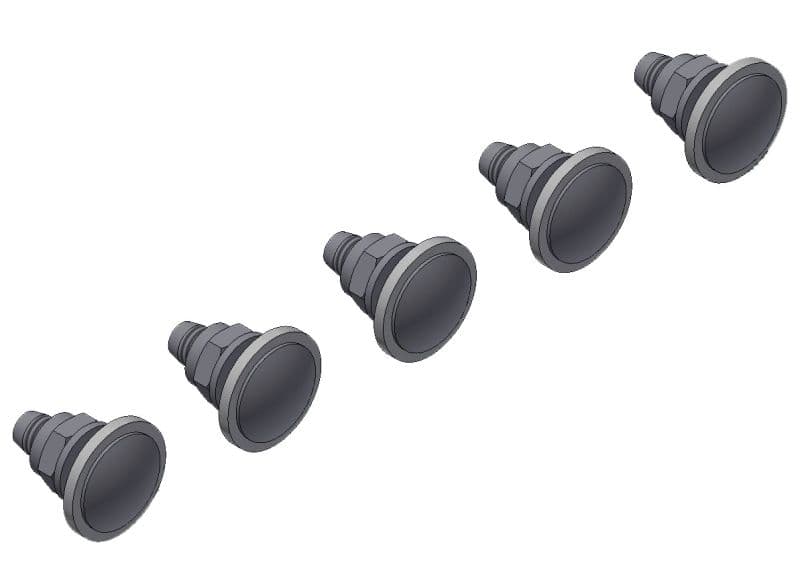 Винты для соединения перекладин защиты Hailo (нержавеющая сталь 1.4571/AISI 316ti)