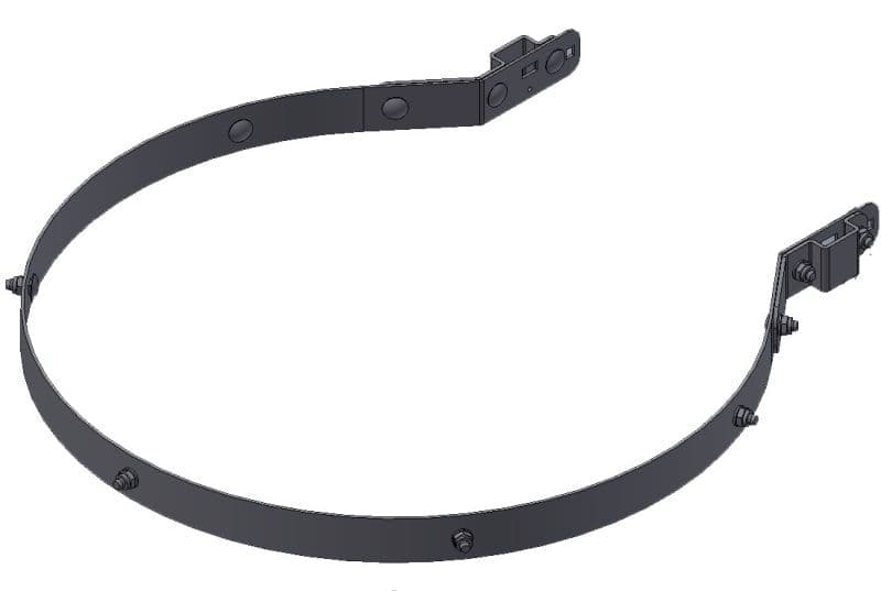 Дуга защиты Hailo для стоек 40x20 мм (нержавеющая сталь 1.4571/AISI 316ti)