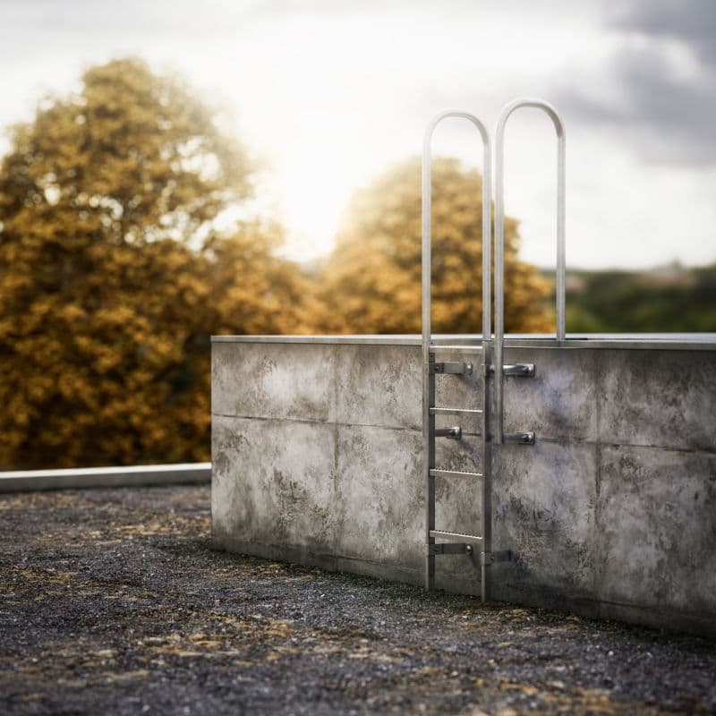 Входные поручни Hailo 1 шт (нерж. сталь 1.4301/AISI 304)