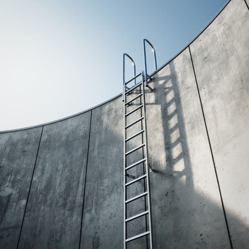 Входные поручни Hailo 1 шт (нерж. сталь 1.4301/AISI 304)