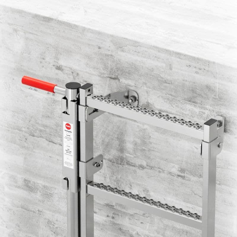 Вспомогательный выдвижной поручень Hailo (нерж. сталь 1.4571/AISI 316 ti) левый