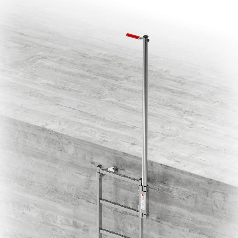 Вспомогательный выдвижной поручень Hailo (нерж. сталь 1.4571/AISI 316 ti) правый