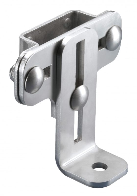 Напольное крепление Hailo для стоек 72х25 мм (горячеоцинко. сталь 1.0037/ASTM A36)