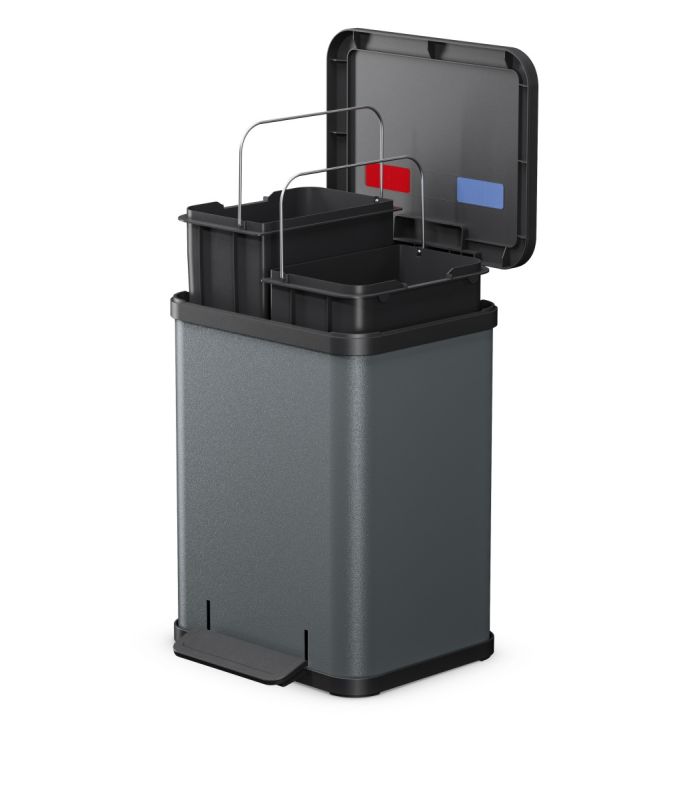 Ведро для Мусора с Педалью Hailo Oko duo Plus M 2х9л