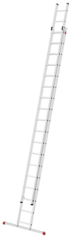 Двухсекционная лестница Hailo S80 ProfiStep duo ступени 2х18