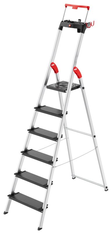 Алюминиевая стремянка Hailo L100 TopLine 6 ступеней