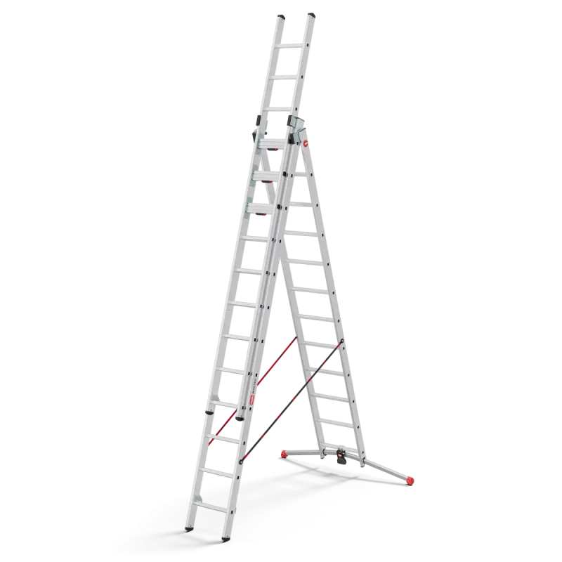 Трехсекционная лестница Hailo S120 Pro 3х12