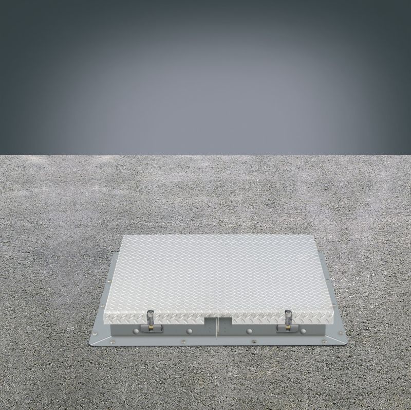 Крышка люка Hailo HS7 1200х1200 мм глухая, без предохранительного замка (нерж. сталь 1.4301/AISI 304)