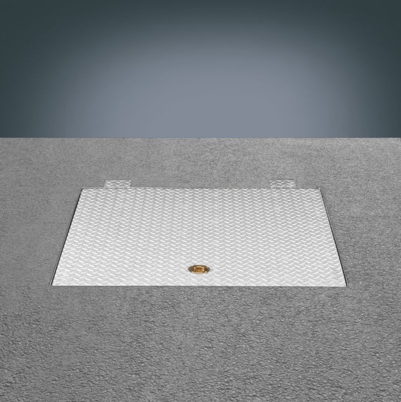 Крышка люка Hailo HS8-ECO 800х800 мм класс D (нерж. сталь 1.4301/AISI 304)