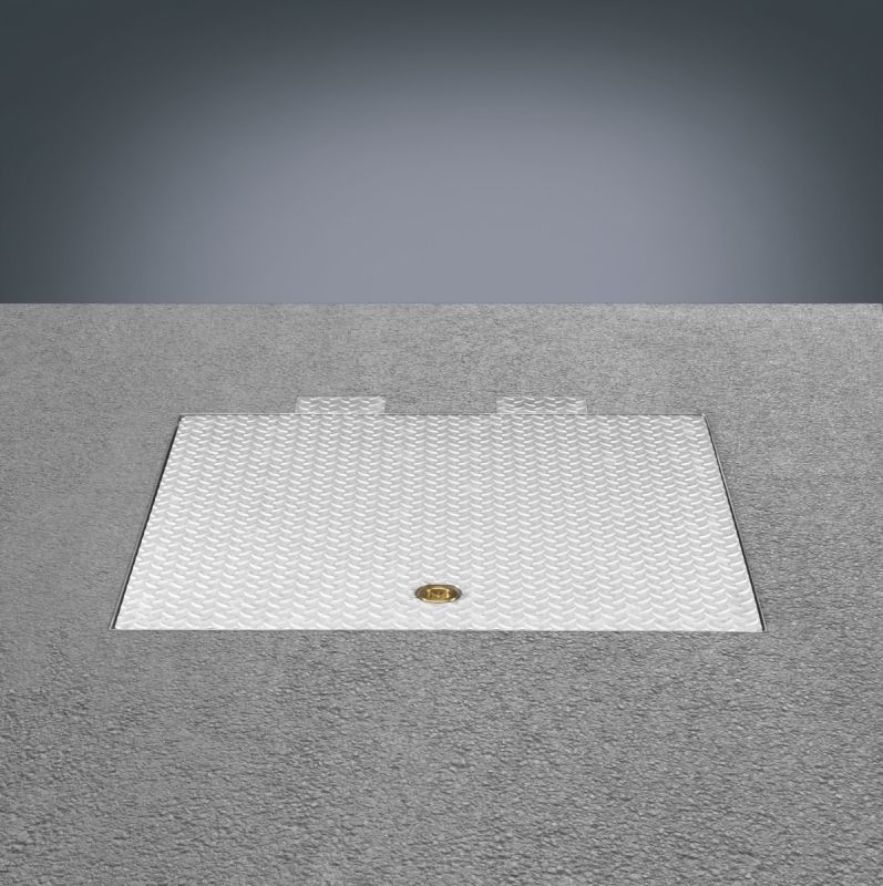 Крышка люка Hailo HS8 1000х1000 мм класс D (нерж. сталь 1.4301/AISI 304)