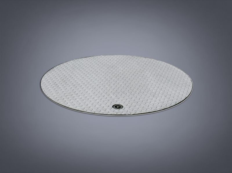 Круглая крышка люка Hailo HS8-R 1200 мм класс D (нерж. сталь 1.4301/AISI 304)