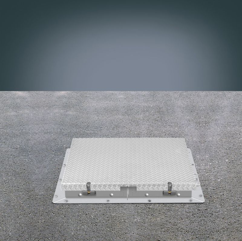 Крышка люка Hailo HS9 1000х1000 мм глухая (алюминий AlMg3)