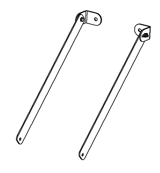 Комплект упоров Hailo (нерж. сталь 1.4571/AISI 316ti)