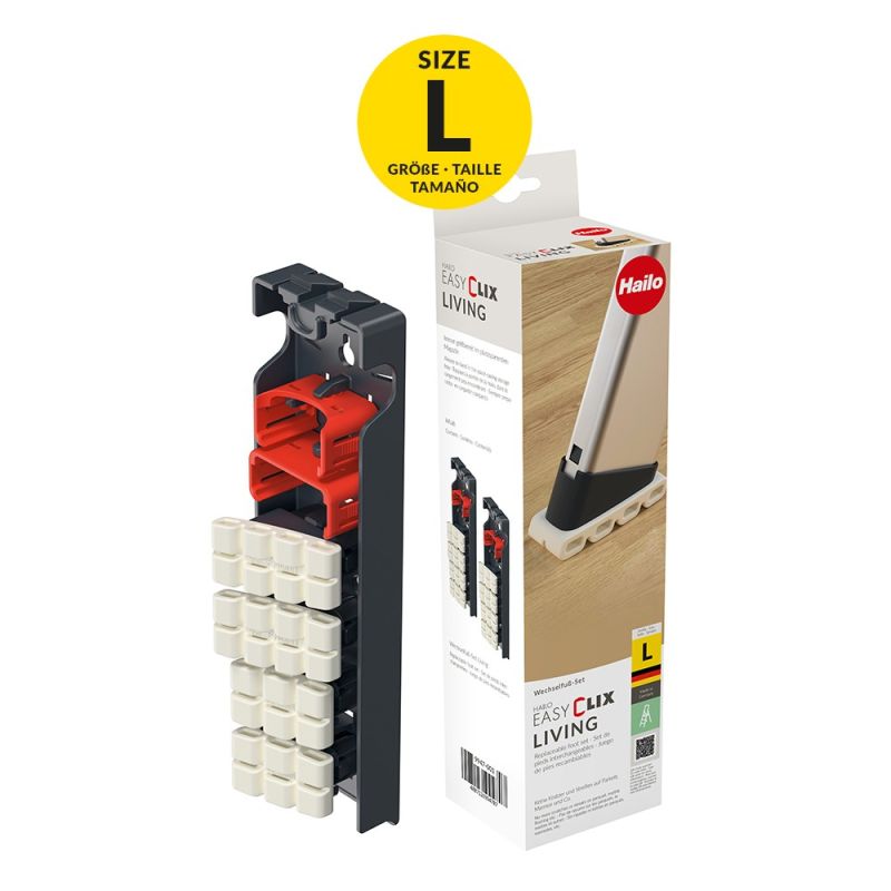 Набор насадок Hailo EasyClix Living L на ножки для стремянки
